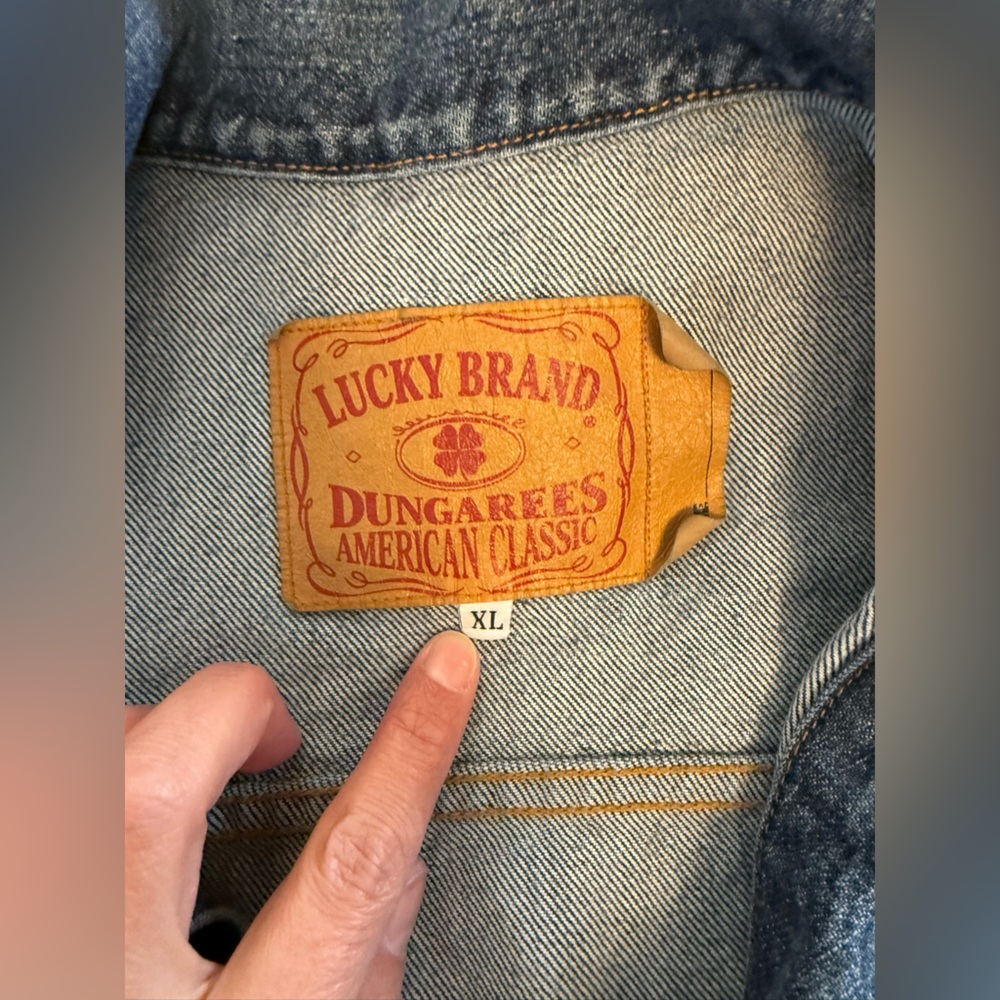 Men’s Lucky Brand Jean jacket XL - Picture 3 of 7